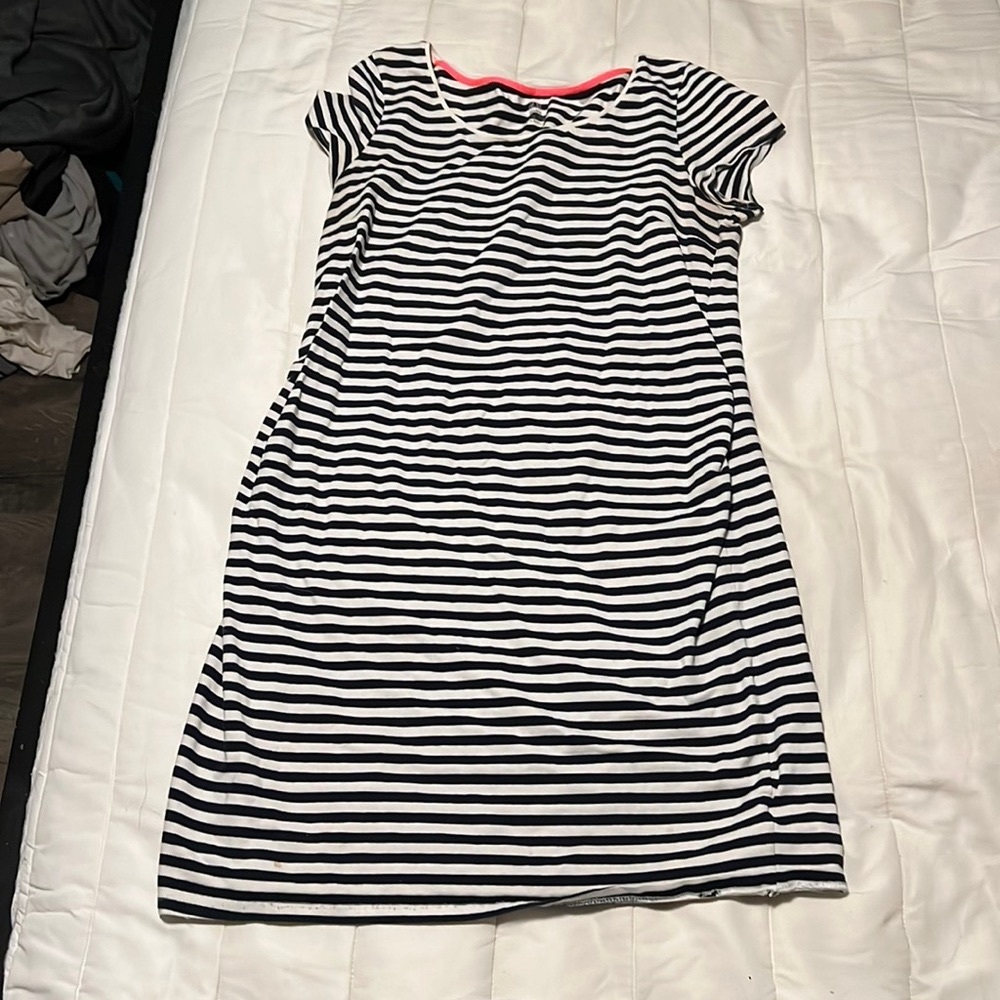 H&M striped maternity dress